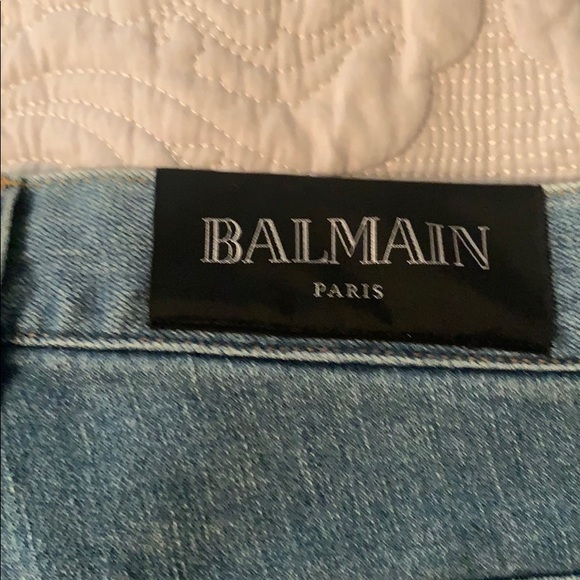 Brand New Balmain jeans sz 34 slim - Picture 3 of 5